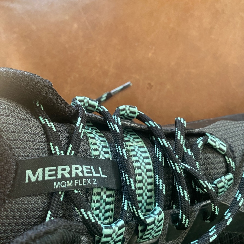 Merrell MQM Flex 2 Mid Goretex Black/gray waterproof hiking boots W8 - Picture 5 of 8